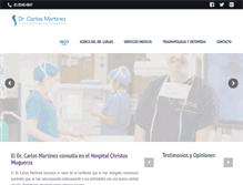 Tablet Screenshot of drcarlosmartinez.com